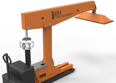BM74000 chassis load simulation - 3D illustration